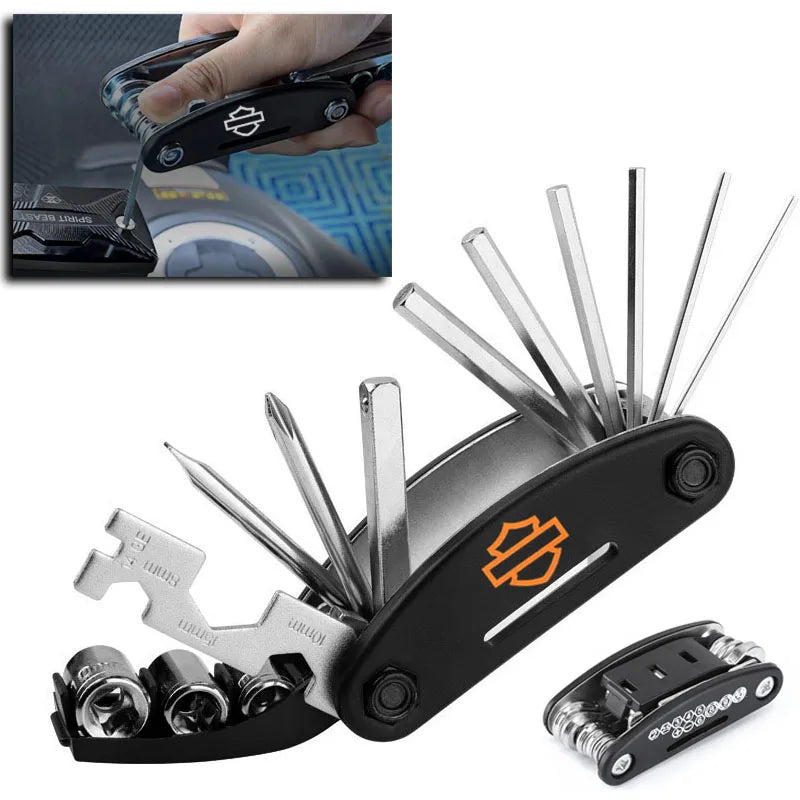 Moto Tool Screwdriver Set For Harley Davidson PA1250 Softail Sportster VRSC Touring X48 883 1200 Street Glide Tools Accessories