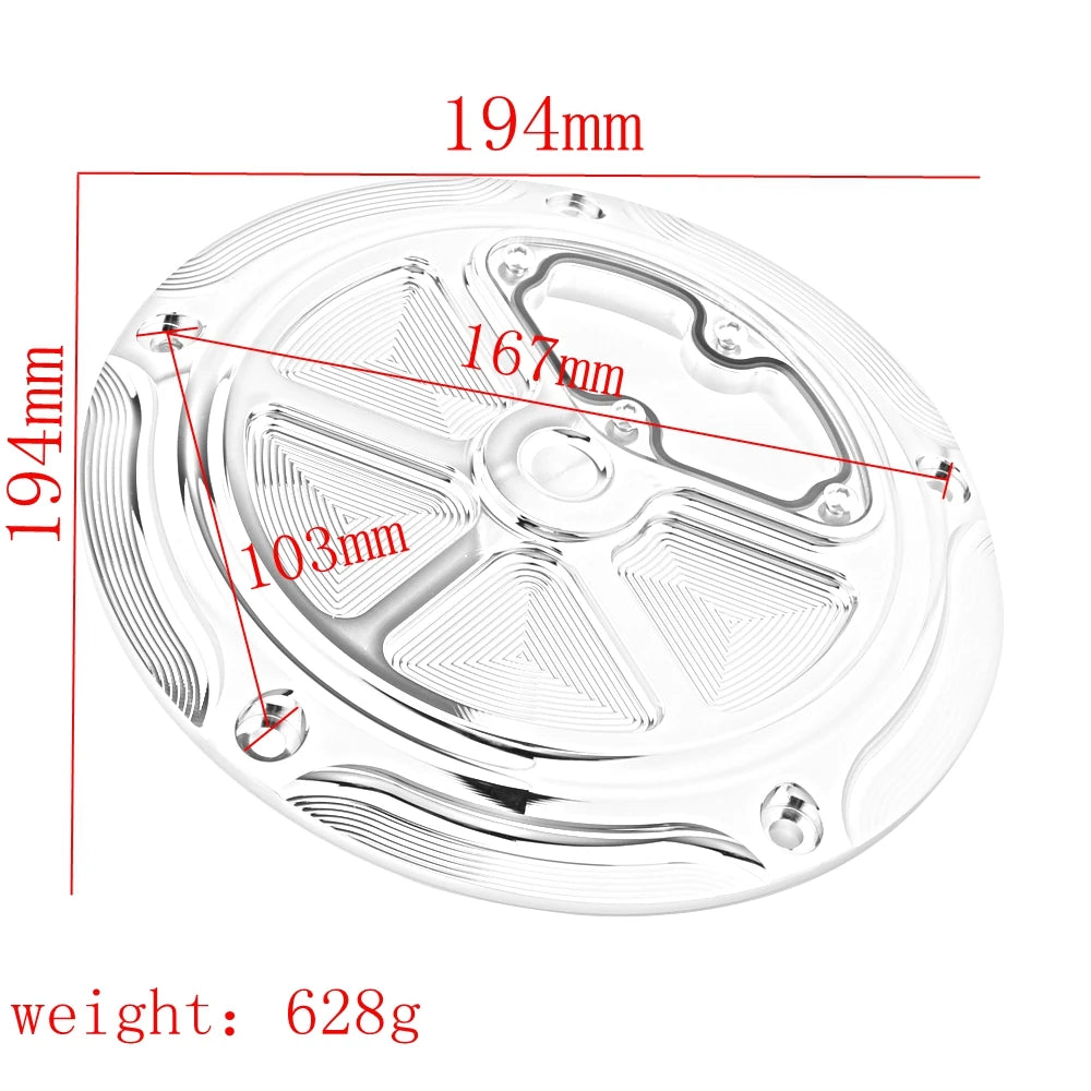 Clutch Guard Cover Derby Cover For Harley Davidson Touring CVO Road King Road Glide Street Glide Trike Freewheeler 2014-2025