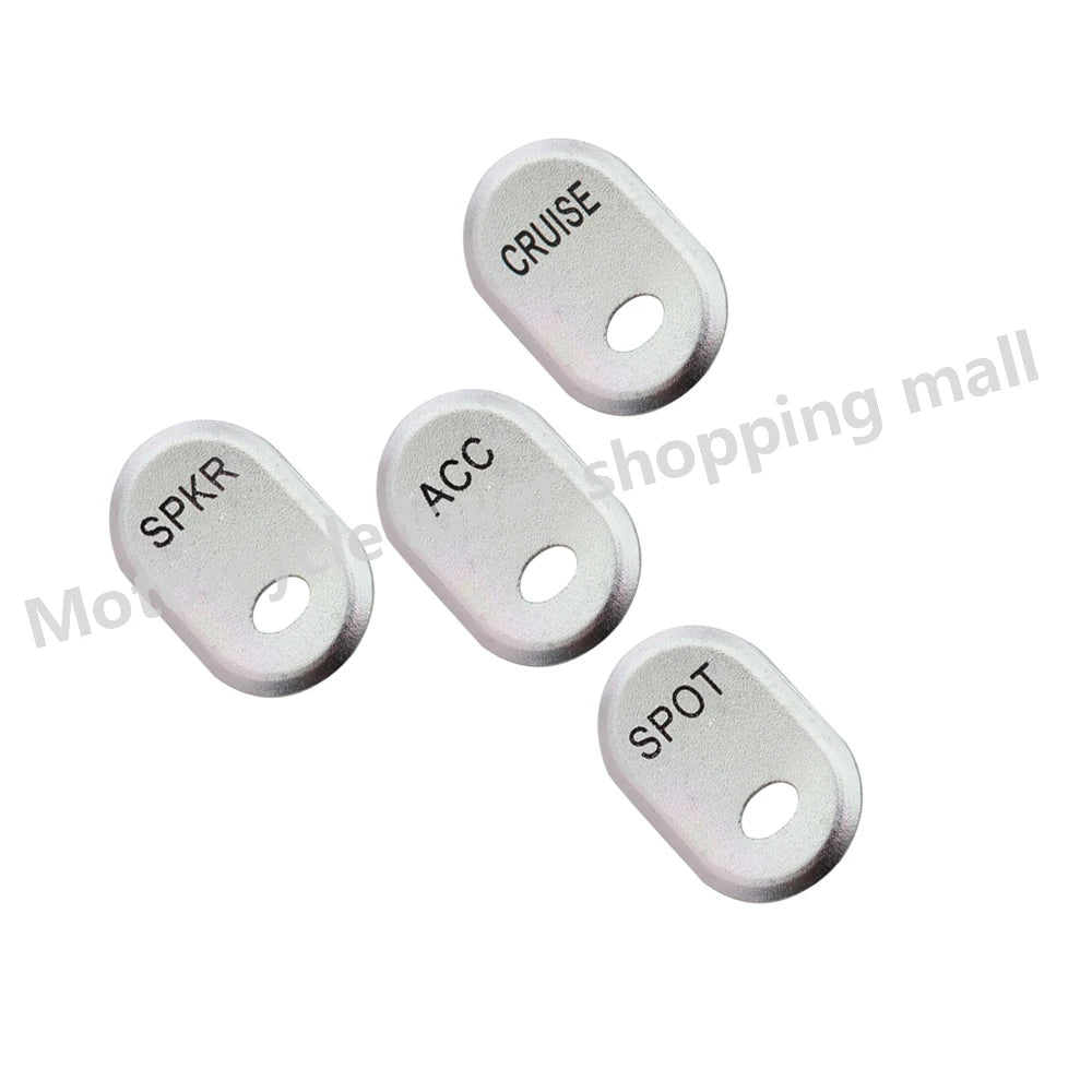 Motorcycle Brushed Panel Hand Control Switch Cover Button Cap For Harley Davidson Road Glide Electra Glide FLHT FLTR FLHX FLHTC