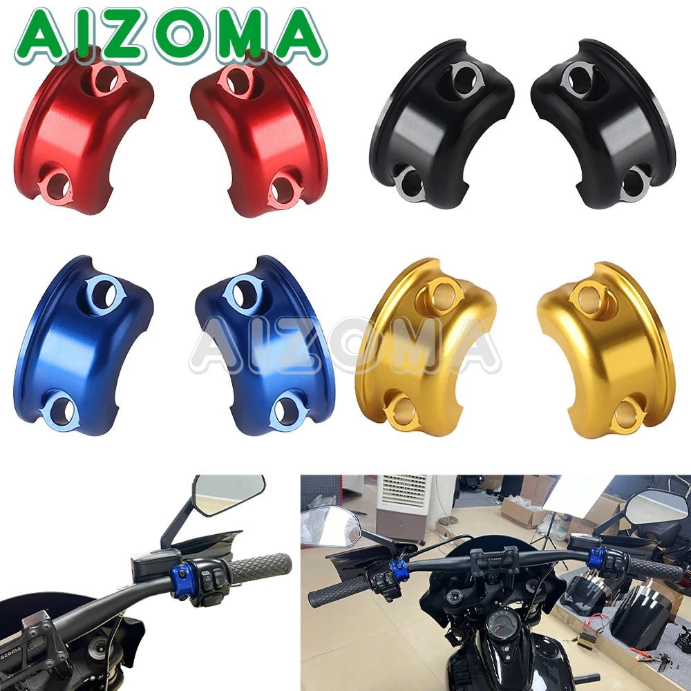 Motorcycle Handlebar Brake Clutch Perch Clamp For Harley Touring Softail Sportster Dyna Softail Street Glide Road Glides 08-23