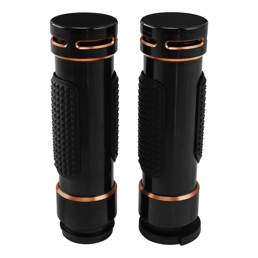 1" Electronic Handlebar Hand Grips Fit For Harley Touring Street Road Glide 2008-2024 Motorcycle