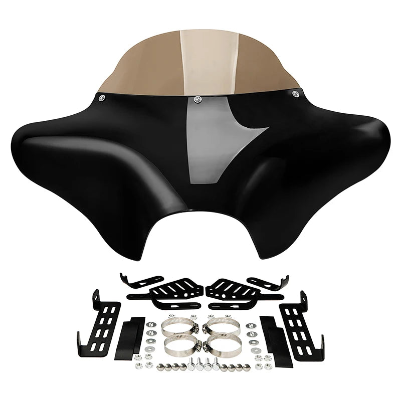Batwing Fairing Windshield Hardware Kits For Harley Heritage Softail Fat Boy Dyna Touring Road King V Star XVS1100A XVS650A