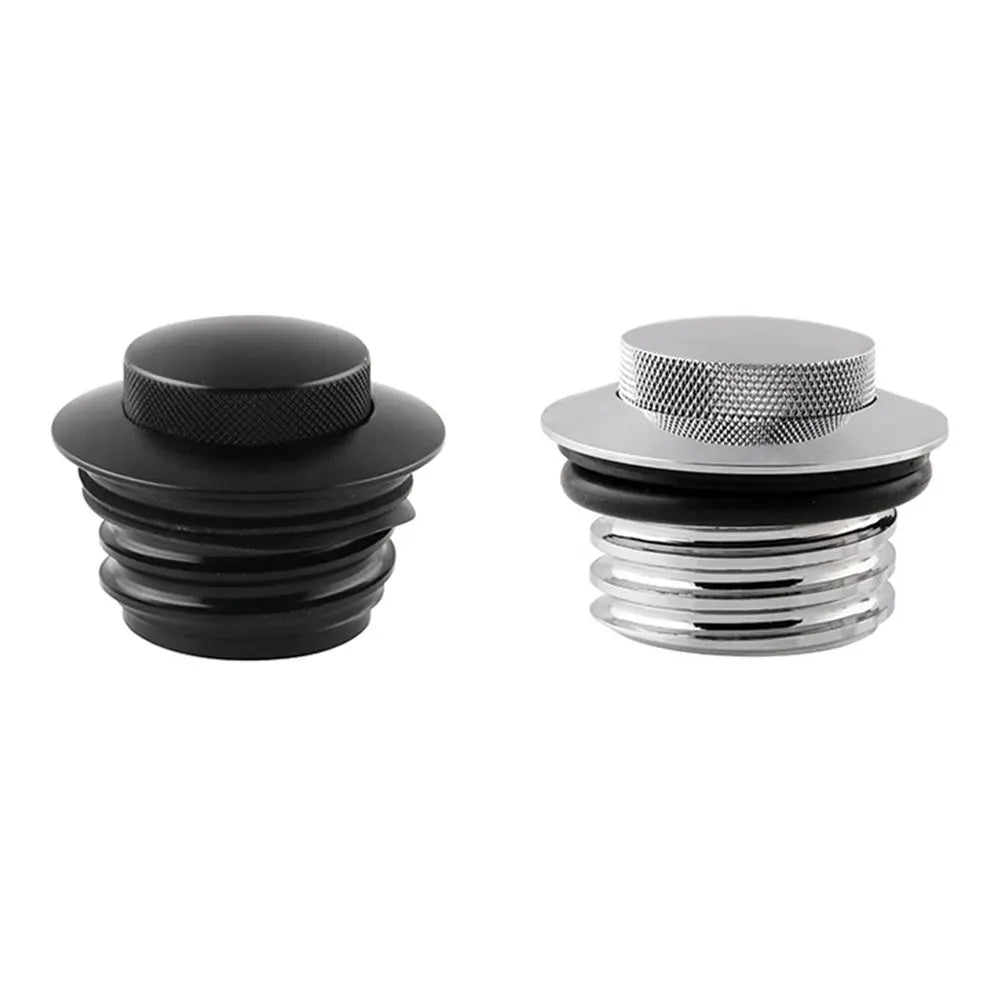 1PCS Motorcycle Pressure Type Tank Lid CNC Oil Cap Flush Pop Up Reservoir Gas Cap Vented Fuel Tank For Harley Davidson 1982-2018