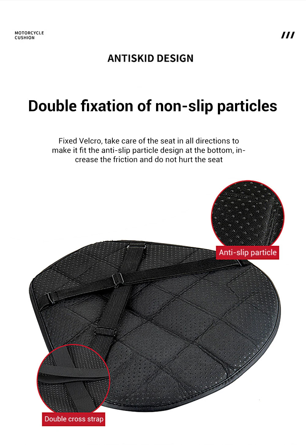Motorcycle Seat Universal Motorbike Air Pad Cover Foam Soft Comfortable Breathable Seat Covers Mats Motorcycles Electric Bike