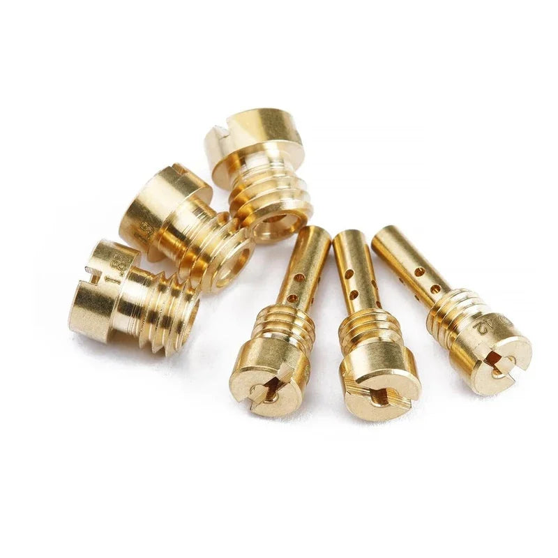 6PCS/Set Motorcycle Carburetor Main Jets Pilot Jets Motorcycle Part for Harley Softail 1988-2017 for Sportster 1998-2020 2021