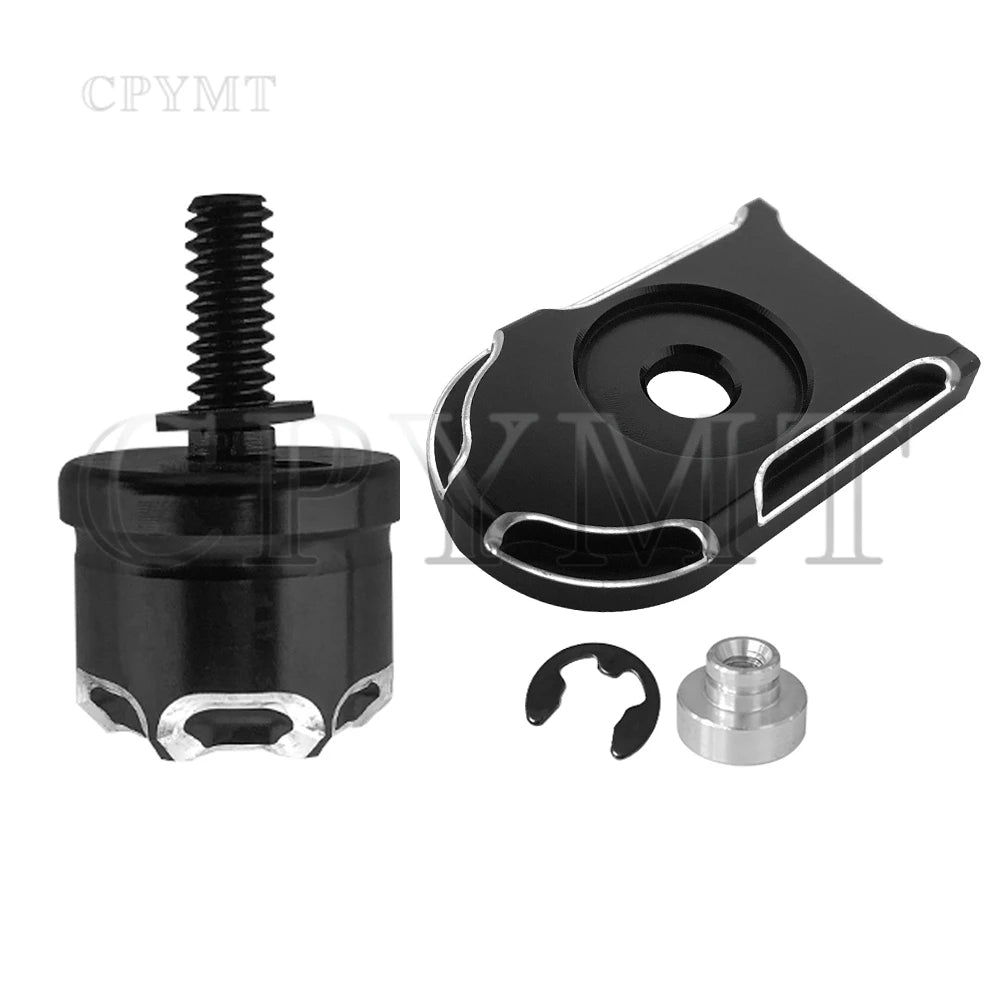 Motorcycle Rear Fender Seat  Aluminum Bolt Screw Nut Tab Cover fit For Harley XL Dyna Softail Touring Motorbikes 1996-2019