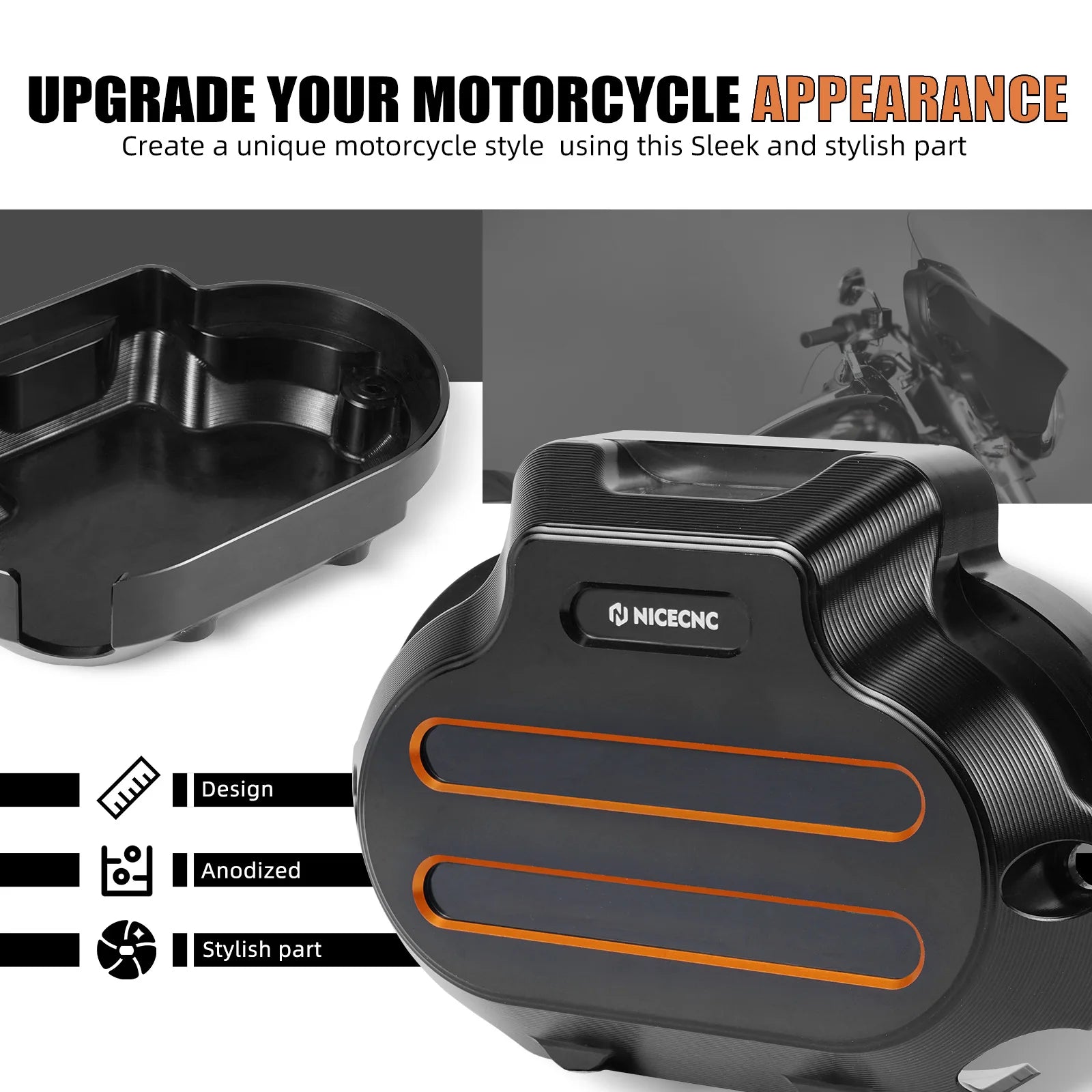For Harley Road Glide Street Glide Special 17-20 Transmission Side Cover For Harley Road King FLHR FLHRXS Electra Glide Standard