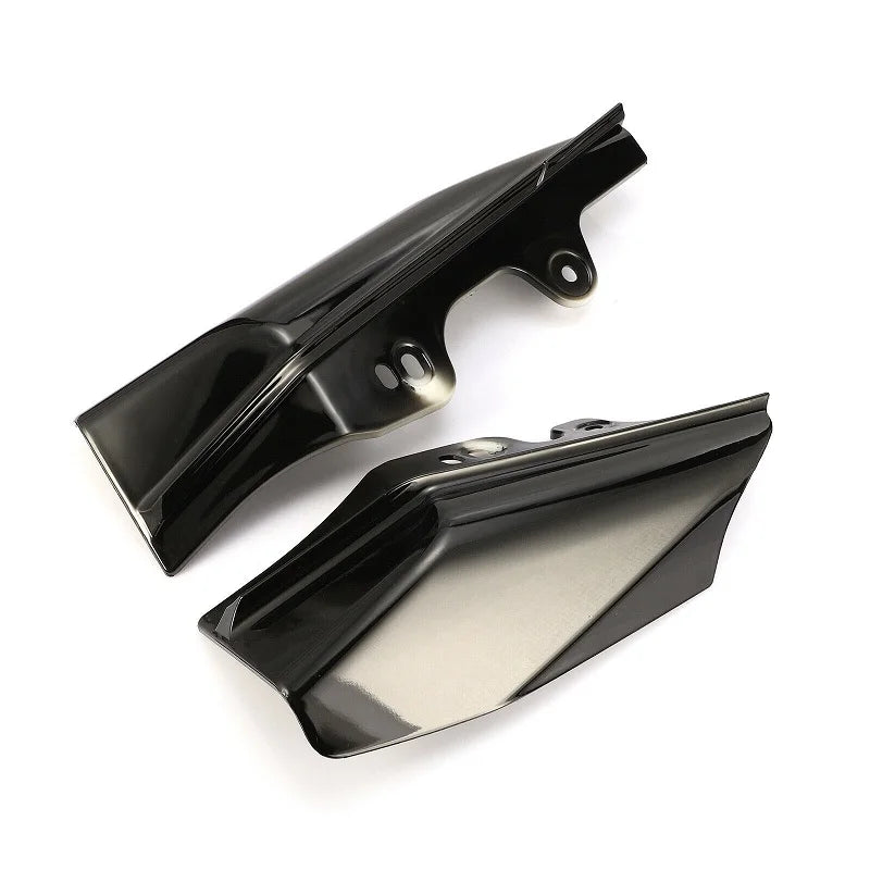 Motorcycle Mid-Frame Air Deflector Heat Shield Black for Harley Street Touring Electra 2001 2002 2003 2004 2005 2006 2007 2008