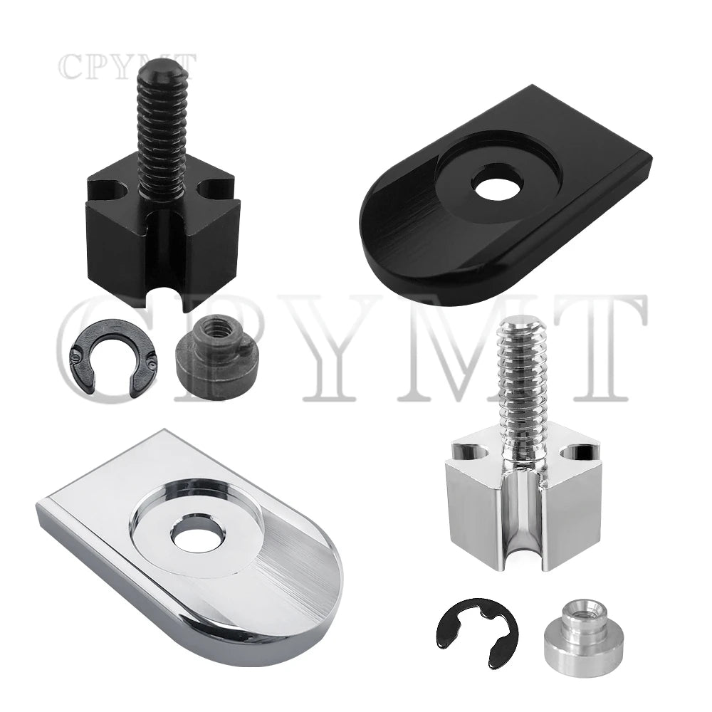 Motorcycle Rear Fender Seat  Aluminum Bolt Screw Nut Tab Cover fit For Harley XL Dyna Softail Touring Motorbikes 1996-2019