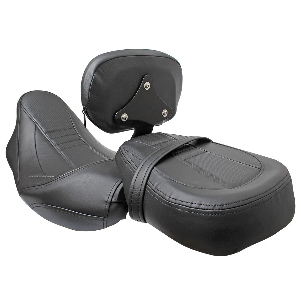 Two-Up Driver Passenger Seat + Front Rider Backrest For Harley Touring CVO Street Glide Road King Special Classic 2009-2023 2022