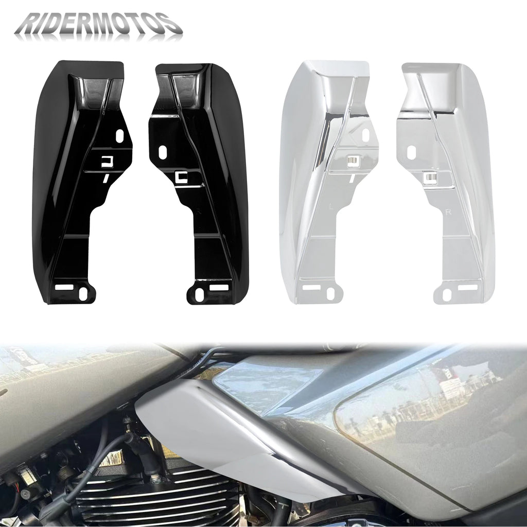 Air Heat Deflector Motorcycle Heat Shield Trim Deflector For Harley Touring Street Road Glide FLHX FLTRX Ultra FLTRXSE 2024-UP