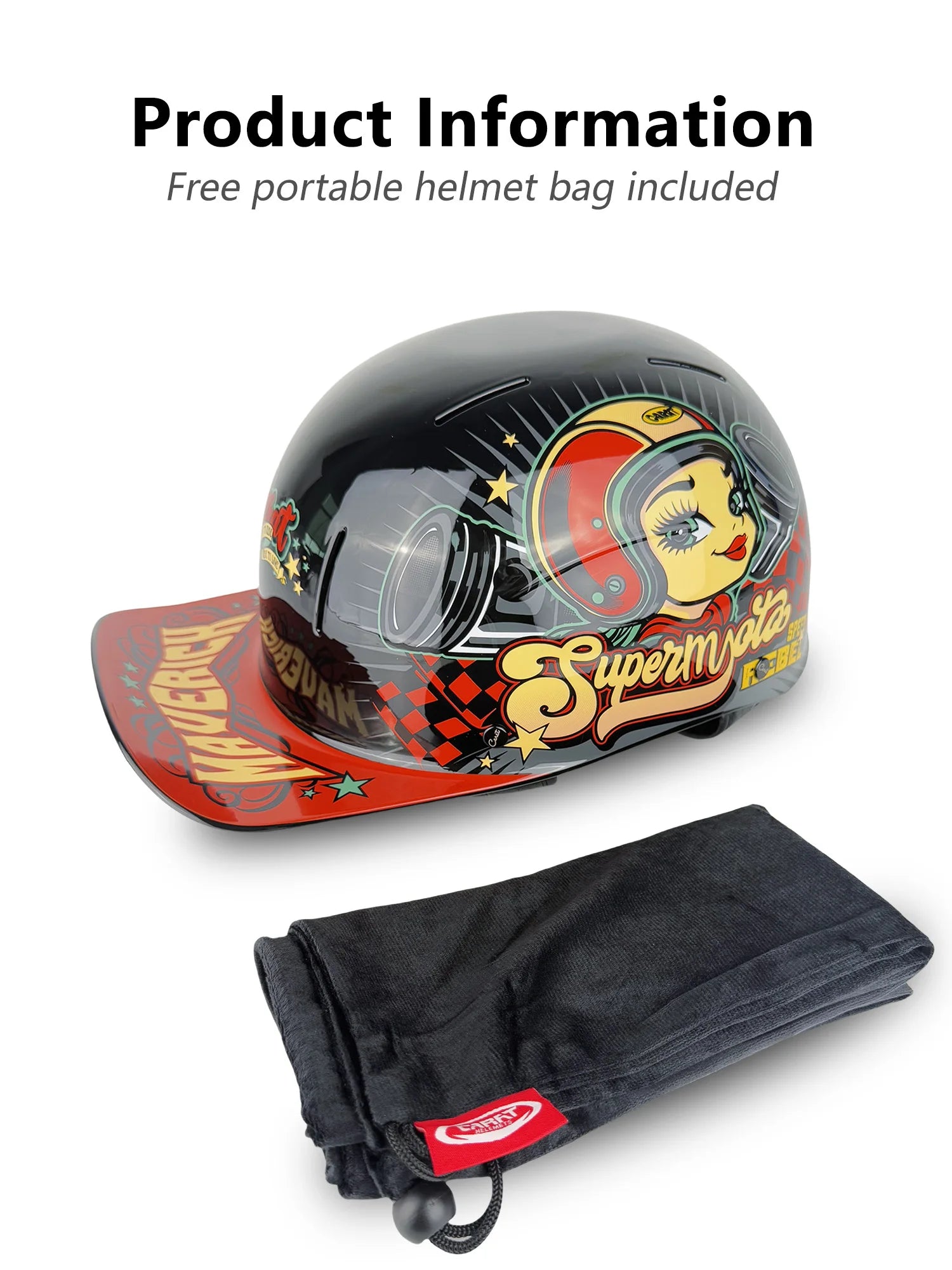 Motorcycle Half Helmet Baseball Cap Half Face Helmet Anti-UV Safety Hard Hat Helmet Motorcycle for Mens