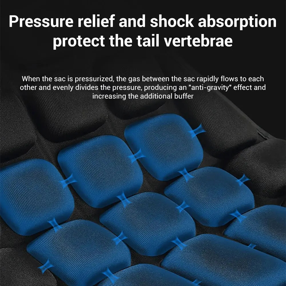 Motorcycle Seat Universal Motorbike Air Pad Cover Foam Soft Comfortable Breathable Seat Covers Mats Motorcycles Electric Bike