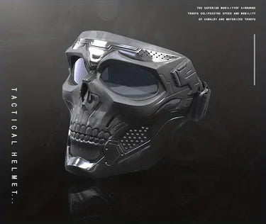 Motorcycle skull mask wind goggles outdoor sports riding glasses Halloween props windproof tactical mask