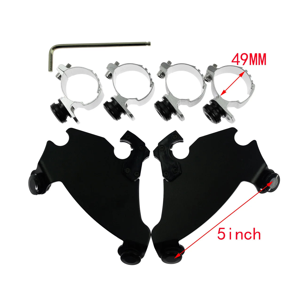 For Harley XL120088348 Dana Deflector Modified Large Header Fairing