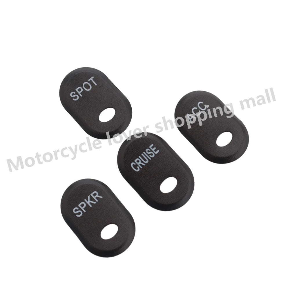Motorcycle Brushed Panel Hand Control Switch Cover Button Cap For Harley Davidson Road Glide Electra Glide FLHT FLTR FLHX FLHTC