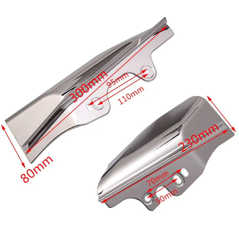 Chrome Mid-frame AIR Deflector For Harley Touring Road King Electra Glide FLHR FLHX FLTR 2001-2008