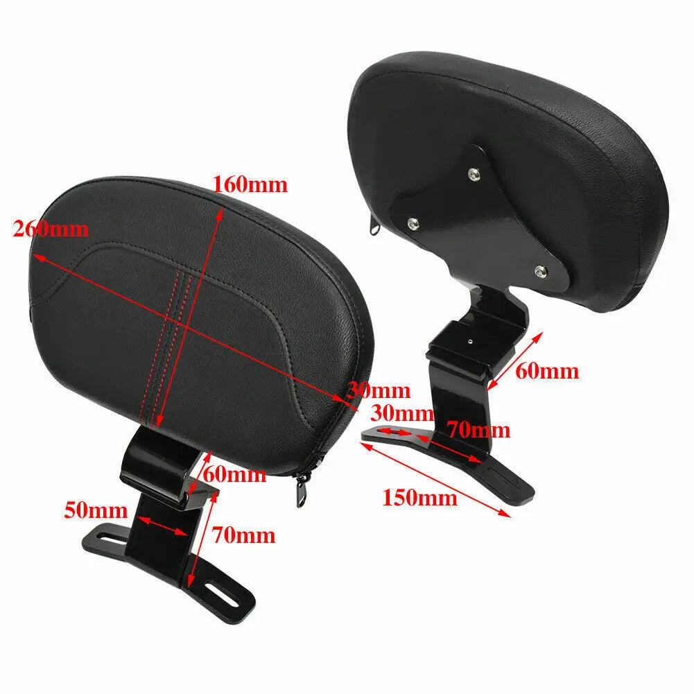 Two-Up Driver Passenger Seat + Front Rider Backrest For Harley Touring CVO Street Glide Road King Special Classic 2009-2023 2022