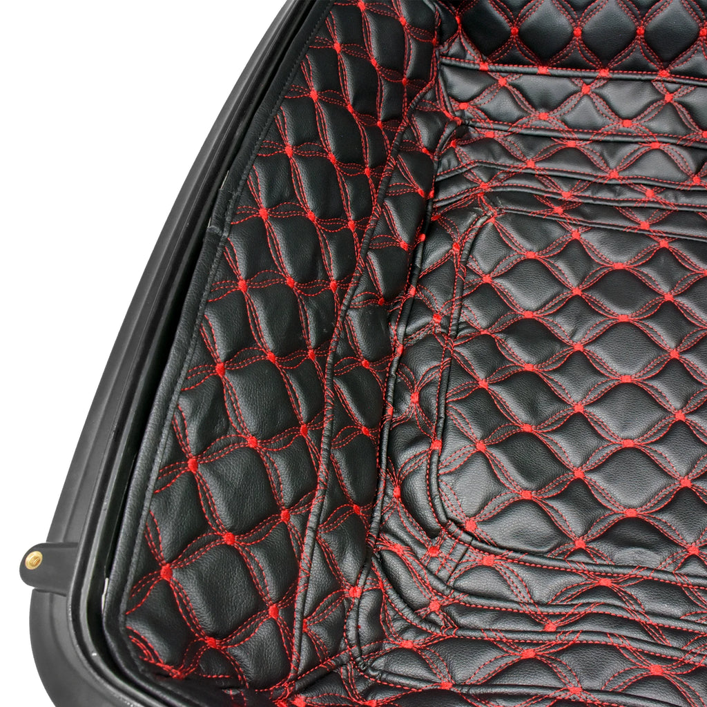 Motorcycle Tour Pak Trunk Carpet Inner Bag Liner Luggage Leather Bags Pad For Harley Touring Road Electra Glide FLHR FLHT 14-23