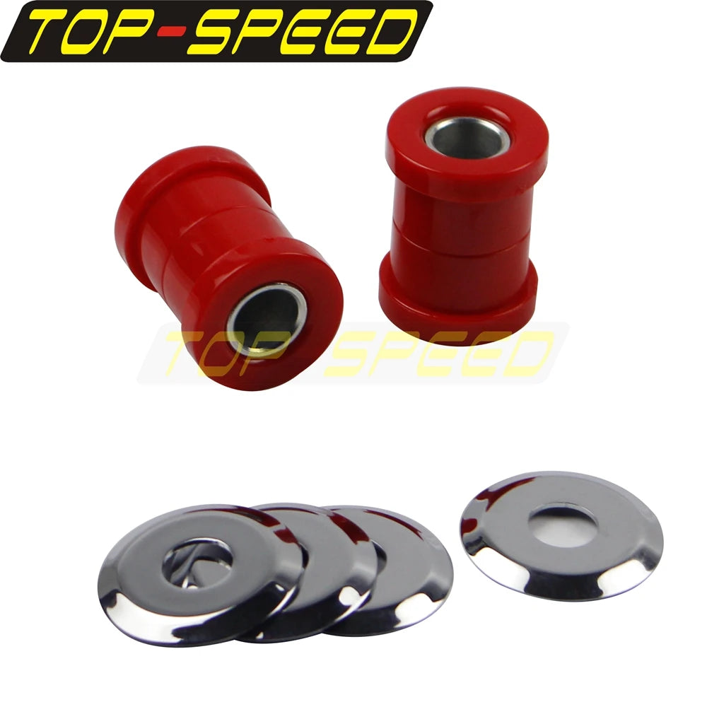 For Harley Big Twins 1973-2017 Sportsters Motorcycle Parts Red Handlebar Riser Bushings Handle Bar Riser Bushing Kits 1973-2003