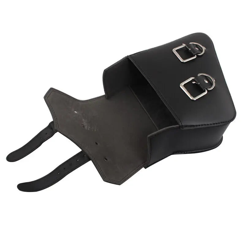 1 Pair Universal Motorcycle PU Leather Saddlebags Side Tool Pouch Bag Luggage Saddle Bag For Harley Sportster XL 883 1200 48 72