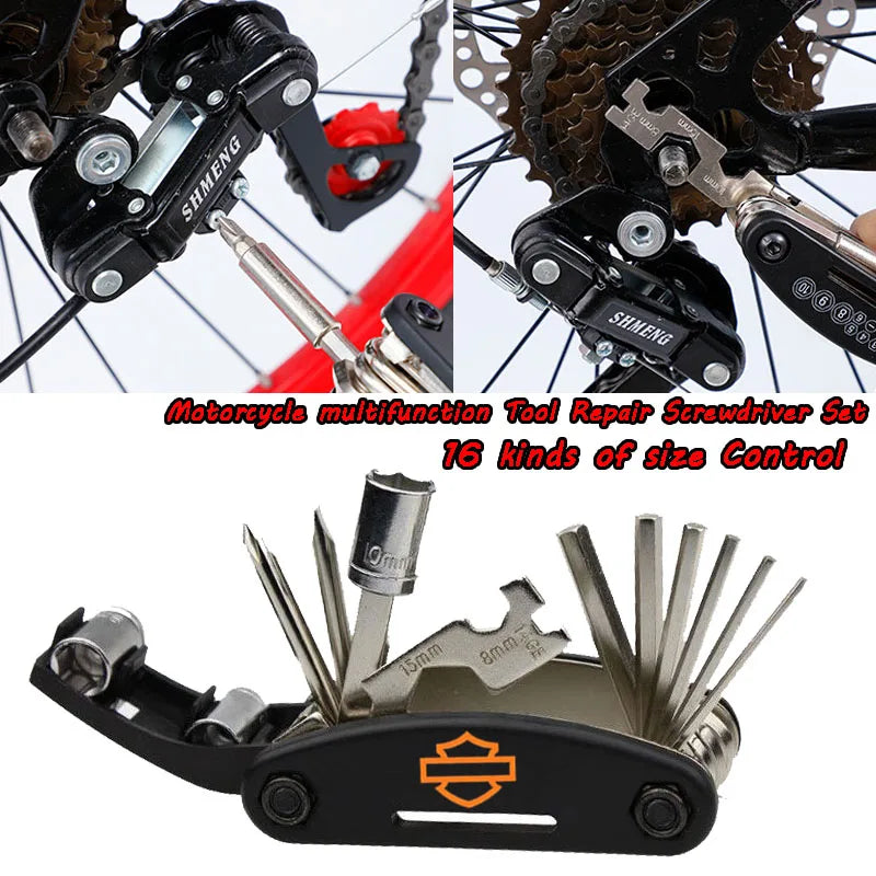 Moto Tool Screwdriver Set For Harley Davidson PA1250 Softail Sportster VRSC Touring X48 883 1200 Street Glide Tools Accessories