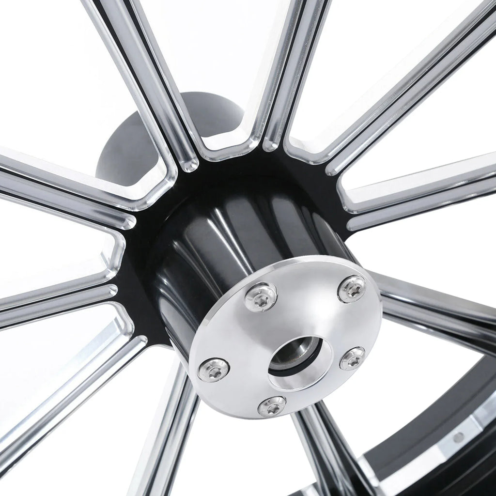 For Harley Touring Street Road Glide non ABS 2008-2021 Motorcycle Dual Disc Front Wheel Hub Cap Cover Motorbike