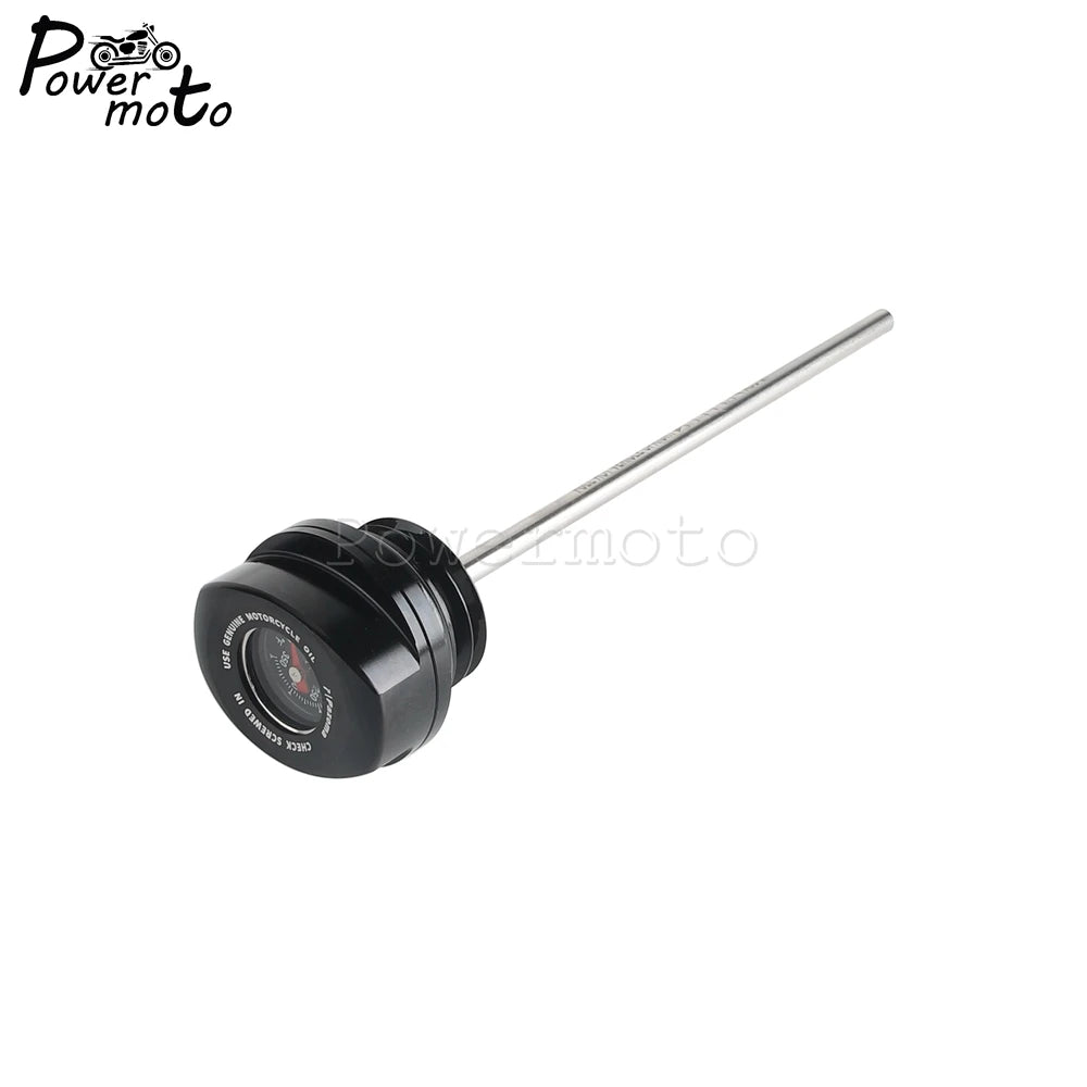 Motorcycle Oil Dipstick For Harley Touring Engine Oil Thermometer Gauge Road Glide FLTRX ST CVO FLTRXSTSE 2024 FLTRXSE 2023-2024