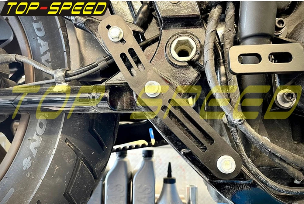 Saddlebag Saddle Bags Support Bracket Plate Mount Motorcycle Accessories For Harley Softail FLSB FLHC Low Rider ST FXLRST 18-24