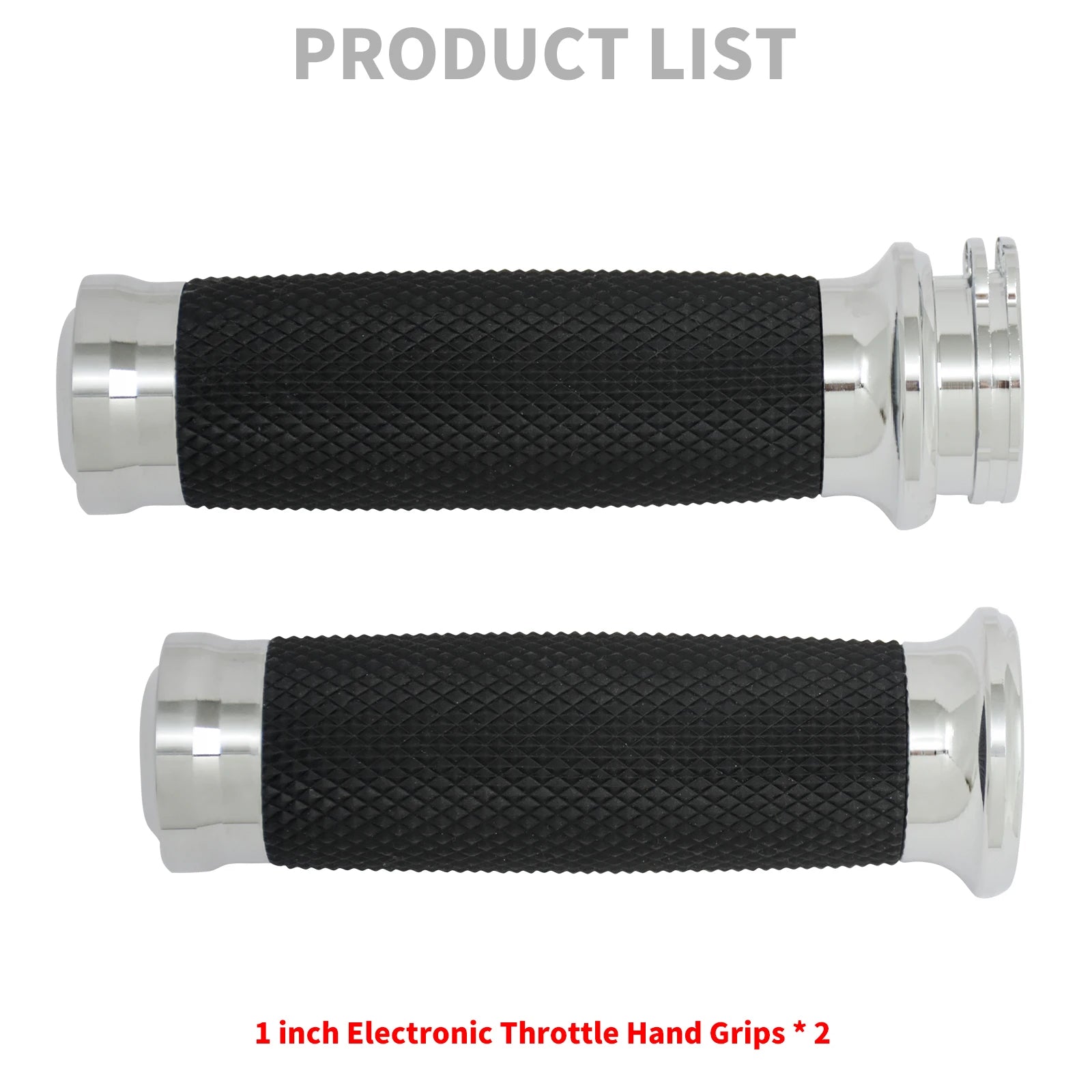 1" Electronic Throttle Handlebar Hand Grips For Harley For Touring For Road Glide 08-23