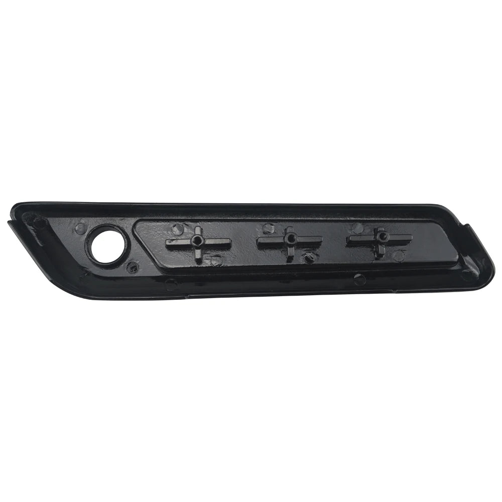 Black Red Hard Saddlebag Latch Cover Reflectors Motorcycle Parts For