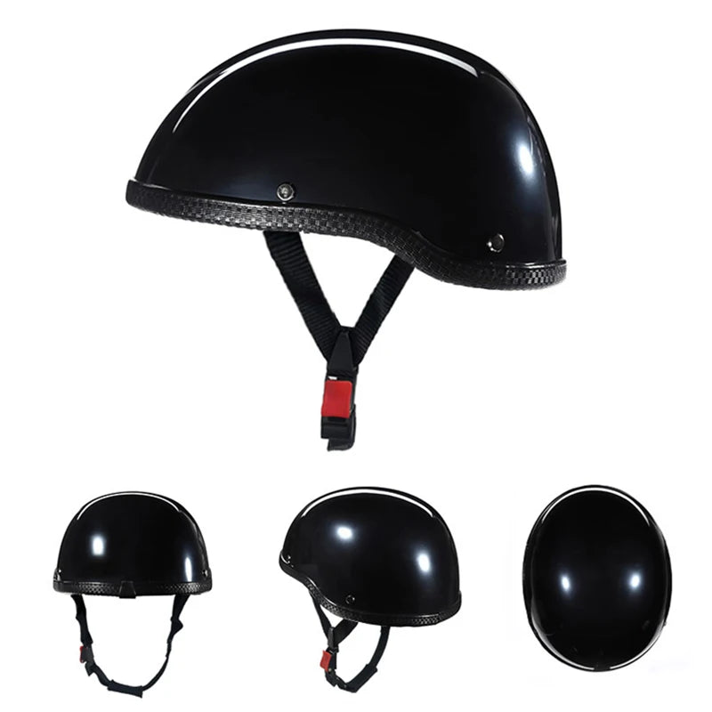 Motorcycle Helmet MTB Bike Unisex Cycling Safety Protector Half Face Type Retro Vintage Ultralight Fashion Motorbike Accessories