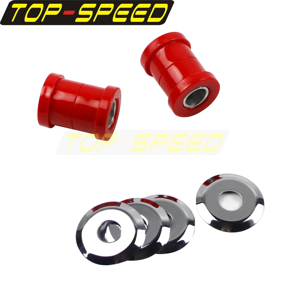 For Harley Big Twins 1973-2017 Sportsters Motorcycle Parts Red Handlebar Riser Bushings Handle Bar Riser Bushing Kits 1973-2003