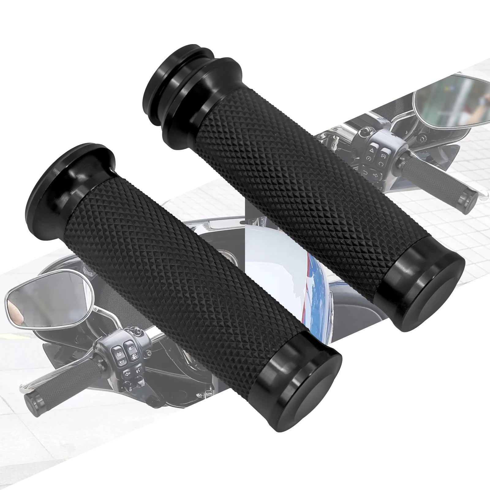 1" Electronic Throttle Handlebar Hand Grips For Harley For Touring For Road Glide 08-23