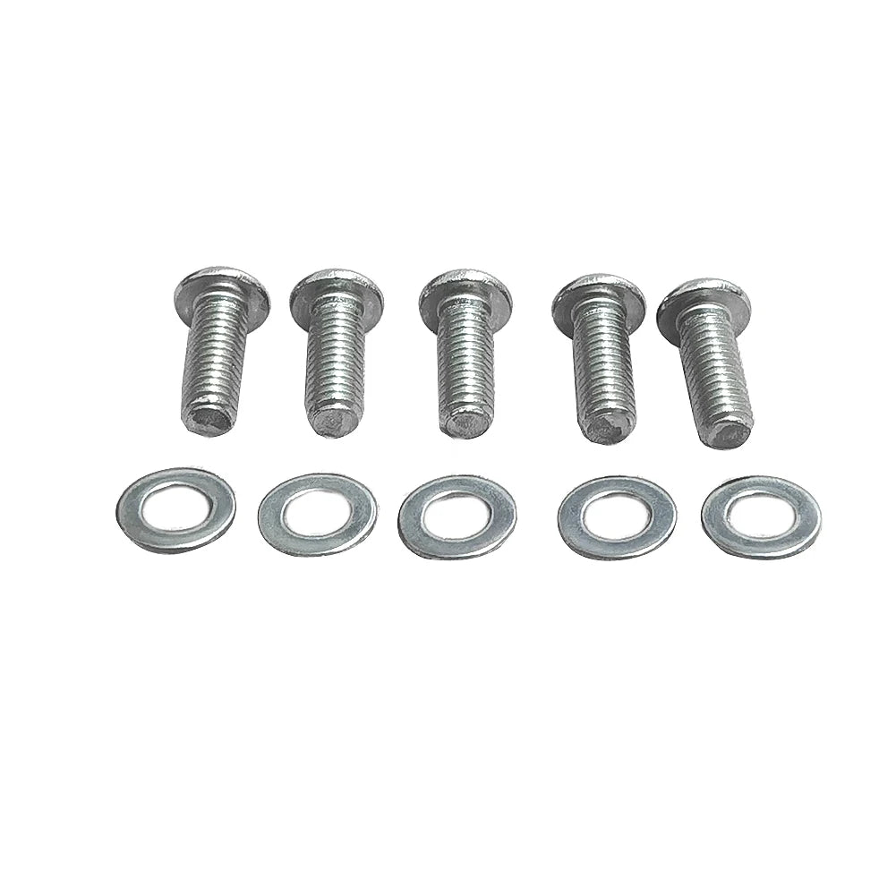5 PCS For 1999-2017 Harley Dyna Primary Point Ultra Limited fit 1/4"-20 Thread Engine Derby Cover Guard Hardware Bolt Screw Kit