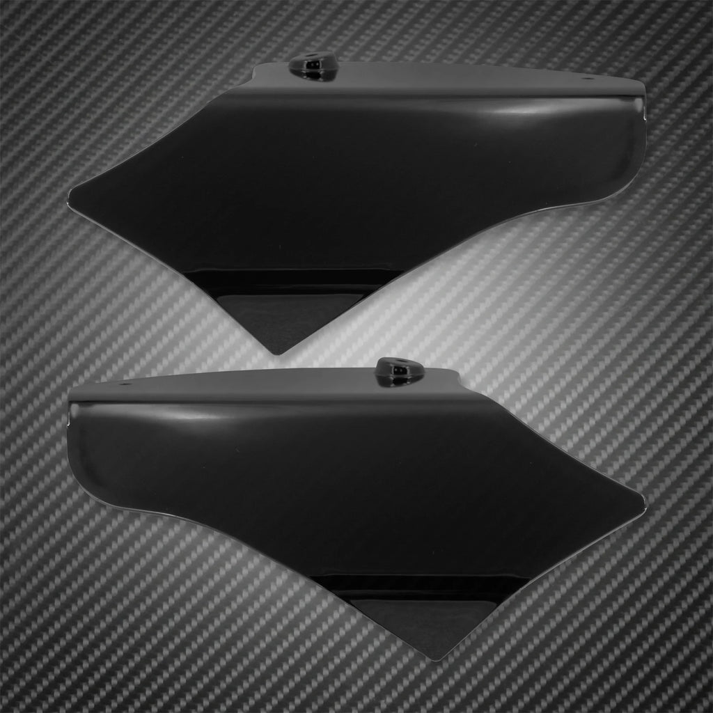 Motorcycle Air Heat Deflector Shield Reflective Saddle Heat Shield For Harley Softail Slim FLS Fatboy FLSTF FLSTN FLBRS 2000-17