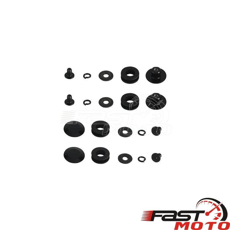 Motorcycle Club Style Fairing T25 Bolts Screws For Harley Softail Low Rider ST For Road Warrior Hand Guards Bolt Bushing Inserts