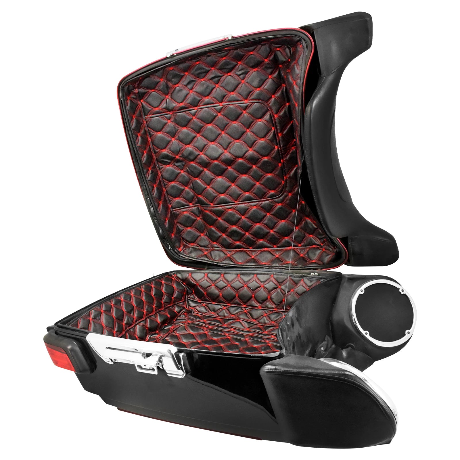 Motorcycle Tour Pak Trunk Carpet Inner Bag Liner Luggage Leather Bags Pad For Harley Touring Road Electra Glide FLHR FLHT 14-23