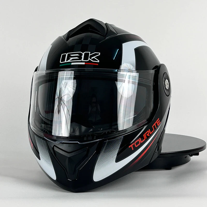 Motorcycle helmet men's and women's face helmet winter and summer motorcycle full helmet double lens four-season universal helme
