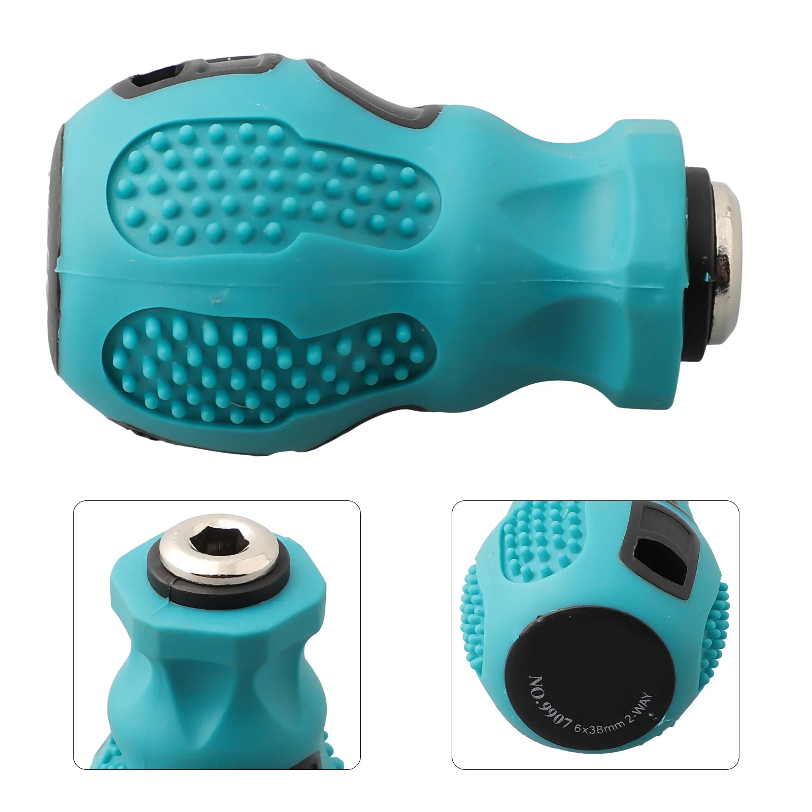 6.35mm 4mm Hex 5mm Round Self-Locking Adapter Screwdriver Handle Magnetic Screw Driver Bits Holder Wrench Tools