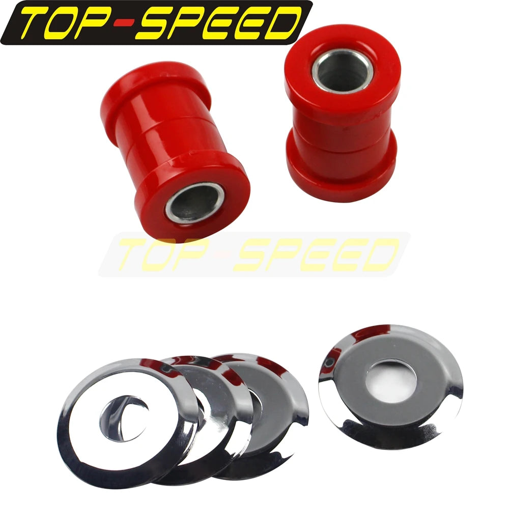 For Harley Big Twins 1973-2017 Sportsters Motorcycle Parts Red Handlebar Riser Bushings Handle Bar Riser Bushing Kits 1973-2003
