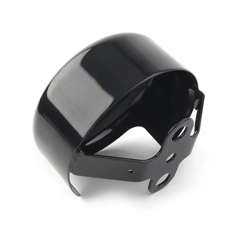 Motorcycle Horn Cover Black Steel For Harley Davidson 1991-2007 2008 2009 2010 2011 2012 2013 2014 2015 2016 2017 Big Twin 45/8"