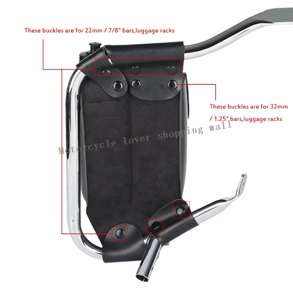 Motorcycle  Accessories Saddlebag Tool Water Bottle Holder Saddle Bag Guard Bags For Harley Touring Road King Electra Glide FLHX