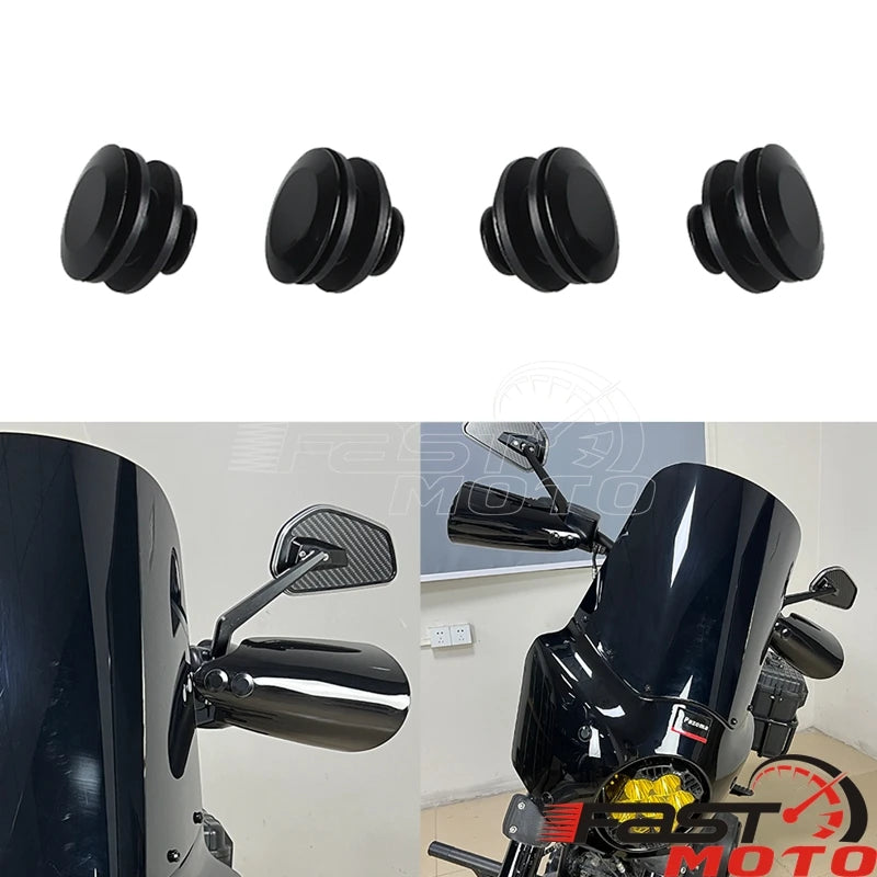 Motorcycle Club Style Fairing T25 Bolts Screws For Harley Softail Low Rider ST For Road Warrior Hand Guards Bolt Bushing Inserts