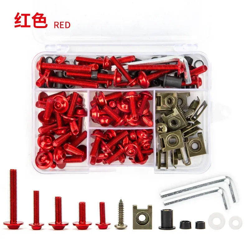 177PCS Body Screws Nut For BENELLI TRK 502X 502C BN 125 TNT 125 KYMCO