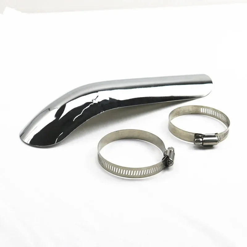 Curve Exhaust Heat Shield Guard for Harley Honda Kawasaki Suzuki Yamaha VN VT XL