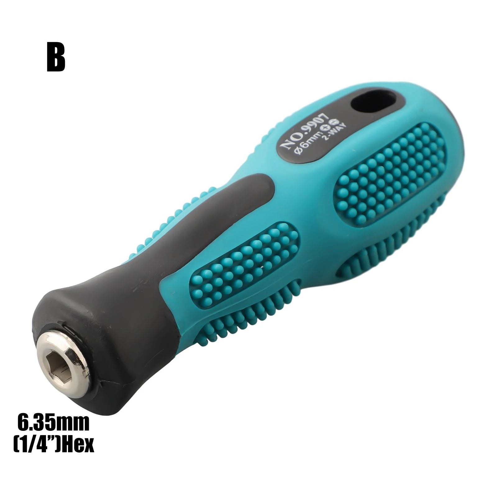 6.35mm 4mm Hex 5mm Round Self-Locking Adapter Screwdriver Handle Magnetic Screw Driver Bits Holder Wrench Tools