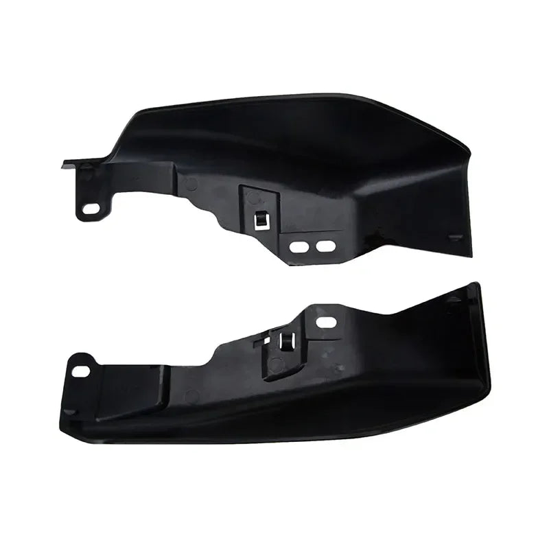 Fit Harley Road Glide 2017 2018 2019 Motorcycle Air Deflector Gloss Black Chrome Heat Shield Anti-scald ABS Plastic Left&Right