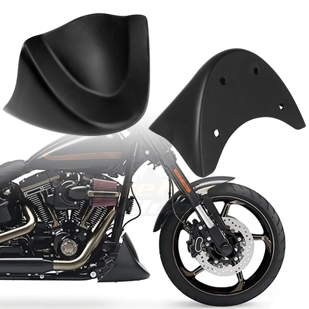 Motorcycle Front Chin Spoiler Lower Air Dam Fairing Cover For Harley Dyna Fat Bob Wide Glide FXD 2006-2017