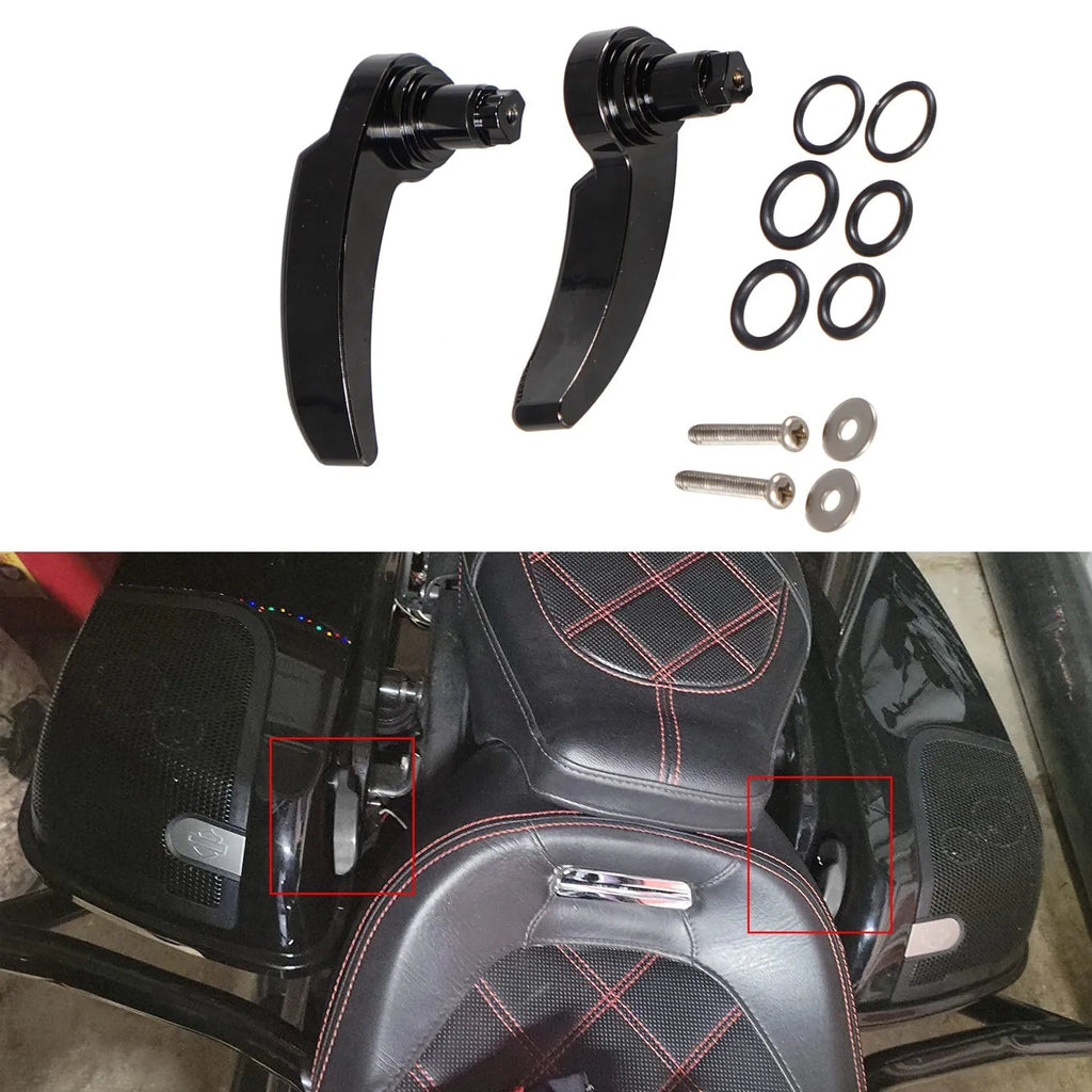 Motorcycle Saddle Bag Lifter Saddlebag Latch Kit For Harley Davidson Touring Street Glide Electra Glide Road King 2014-2024